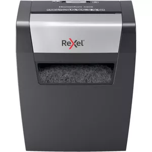 Шредер для бумаги REXEL Momentum X308 — фрагментный P-3, 5 x 42 мм, 8 листов, корзина 15 л, серый