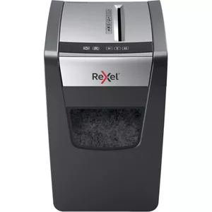 Paper shredder REXEL Momentum X410-SL, cross-cut P-4, 10-sheet capacity, 4 x 28 mm, 23 L bin, 22 cm entry