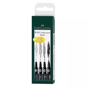 Faber-Castell 167100 kontūrzīmulis Multi Melns 4 pcs