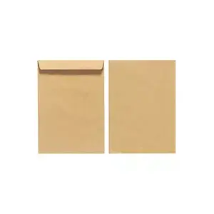 Envelope C4 HERLITZ 229 x 324 mm Brown Paper, 10 pcs