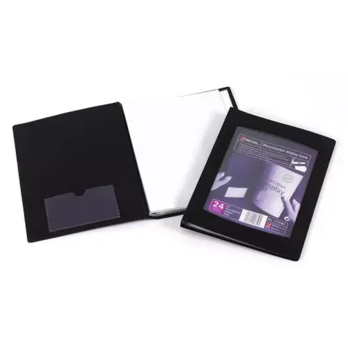 Presentation Display Book Rexel A5 24 Pocket Black Photo 2