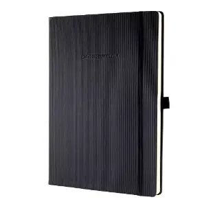 Writing Notebook Sigel CO112 A4 194 Sheets Black