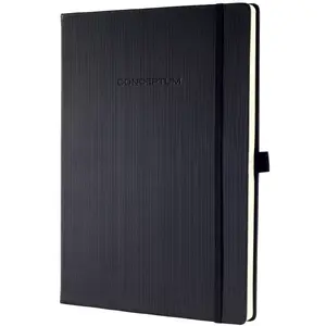 Personal Organizer Sigel CONCEPTUM Paper Black A5