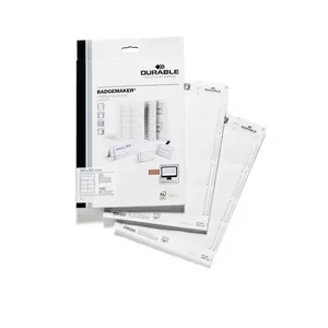 Identifikācijas karte Durable 1456-02 60x90 mm Balta