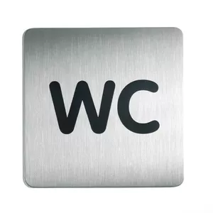 Durable 4957-23A WC piktogrammas zīme no nerūsējošā tērauda