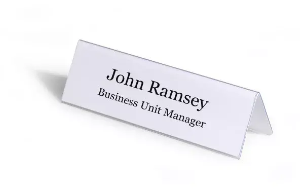 Non-metallic nameplate Durable 805219 Photo 4