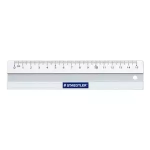 Линейка настольная Staedtler Mars 563 150 мм алюминий белая