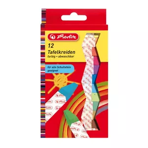 Мелки для письма Herlitz 8648206 Многоцветные 12 шт.