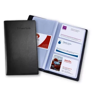 Business Card Holder Sigel VZ171 Plastic Black