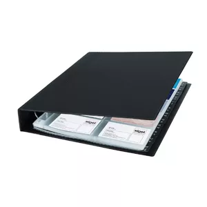 Business Card Holder Sigel VZ301 Plastic Black
