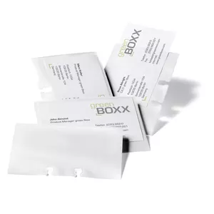 Business card pockets extension set Durable — transparent, 90 × 57 mm