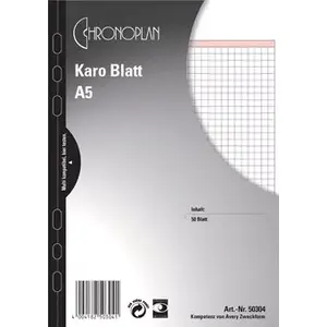 Writing Notebook A5 Avery 50304 50 Sheets Black White