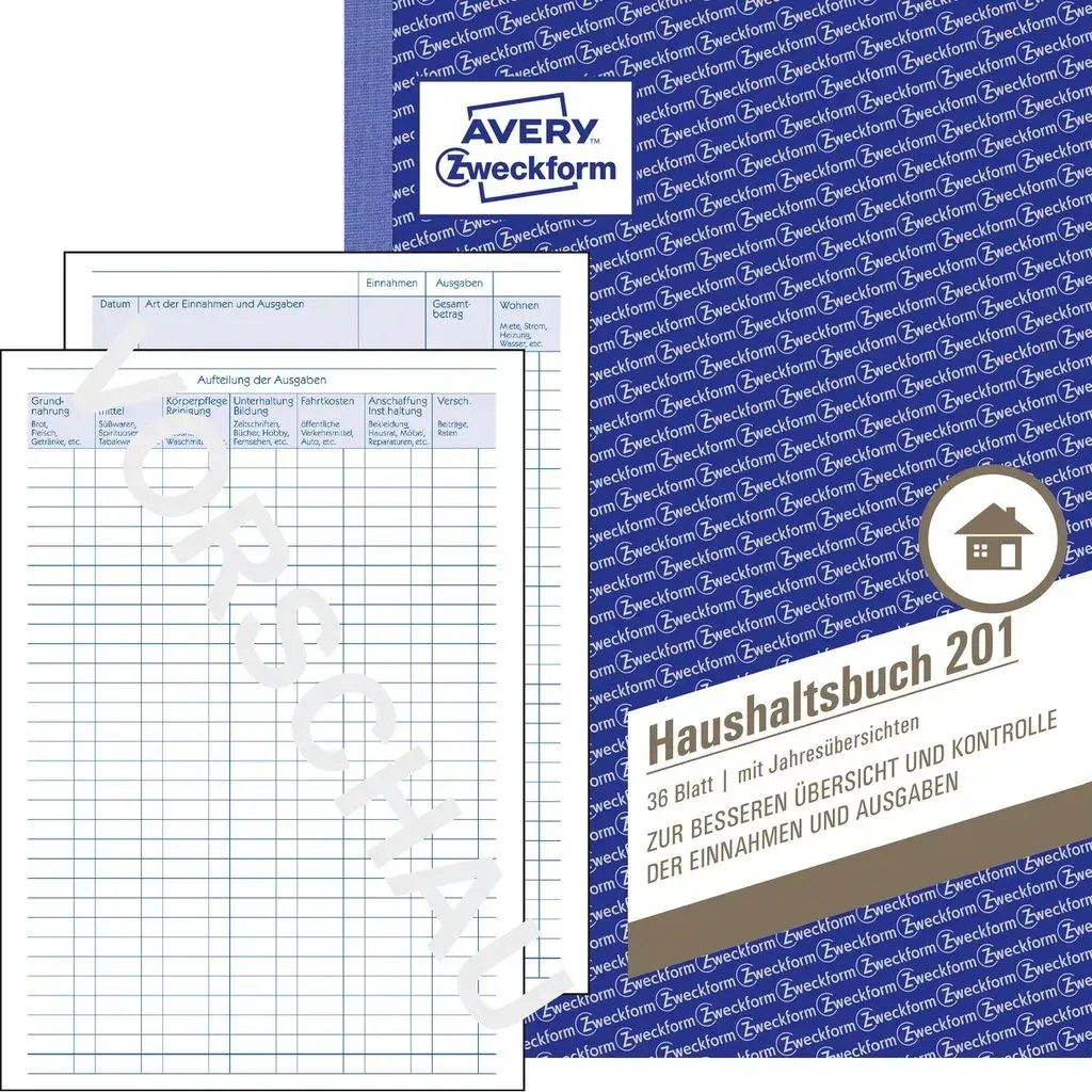 Accounting form/book AVERY 201 Photo 3