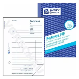 Administration Book Avery 706 White