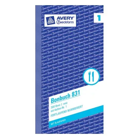Biļete Avery 831 Photo 2