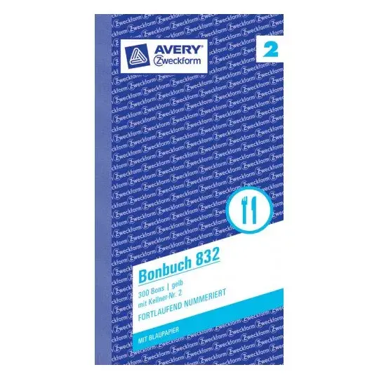 Biļete Avery 832 Photo 3