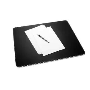 Desk Pad Sigel eyestyle Leather Black White