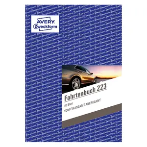 Administration Book Avery 223 Blue White