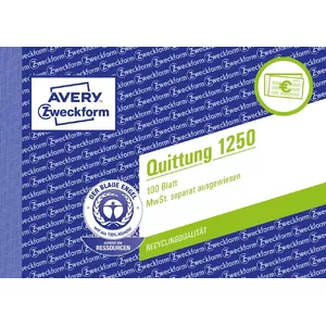 Бухгалтерская форма/книга A6 Avery 1250