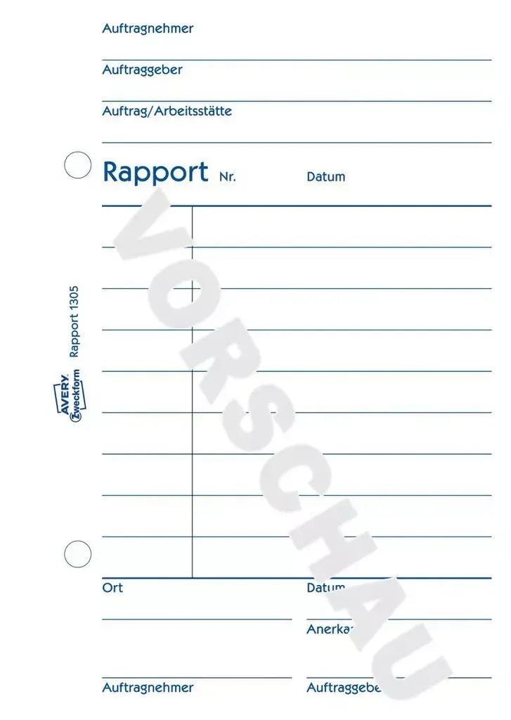 Accounting form/book Avery 1305 Photo 3