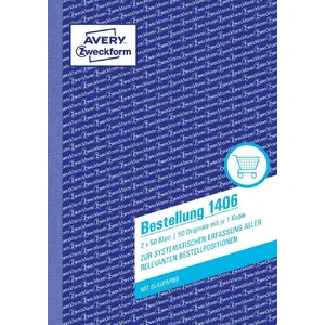 Accounting form/book A5 Avery 1406
