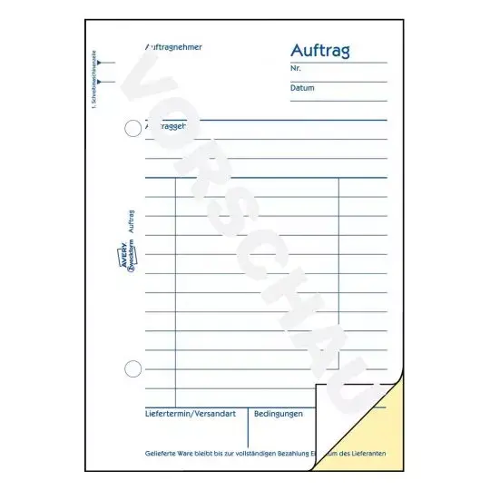Accounting form/book AVERY 1727 Photo 2