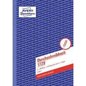 Accounting form/book A5 Avery 1729