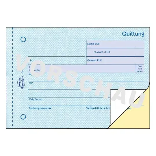 Accounting Form Book A6 Avery 1735 Photo 2