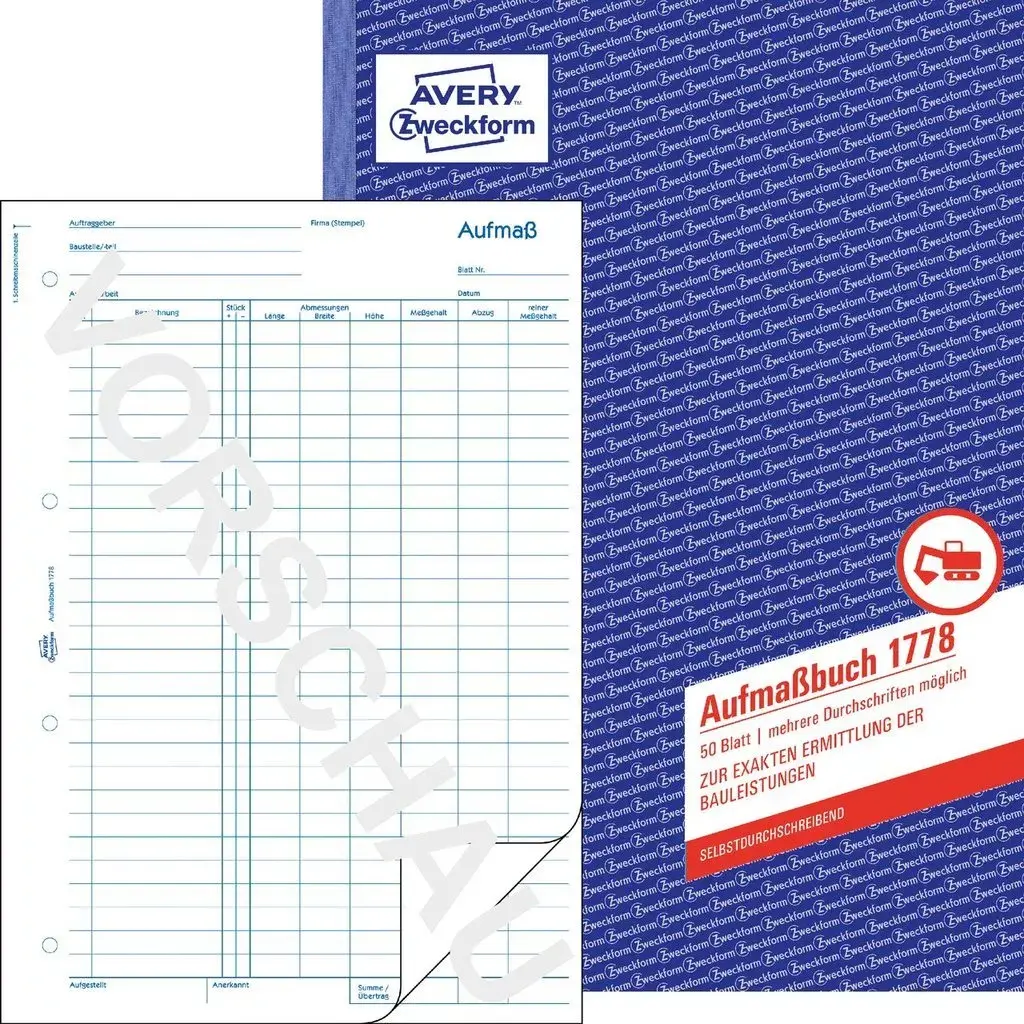 Accounting form/book AVERY 1778 Photo 2