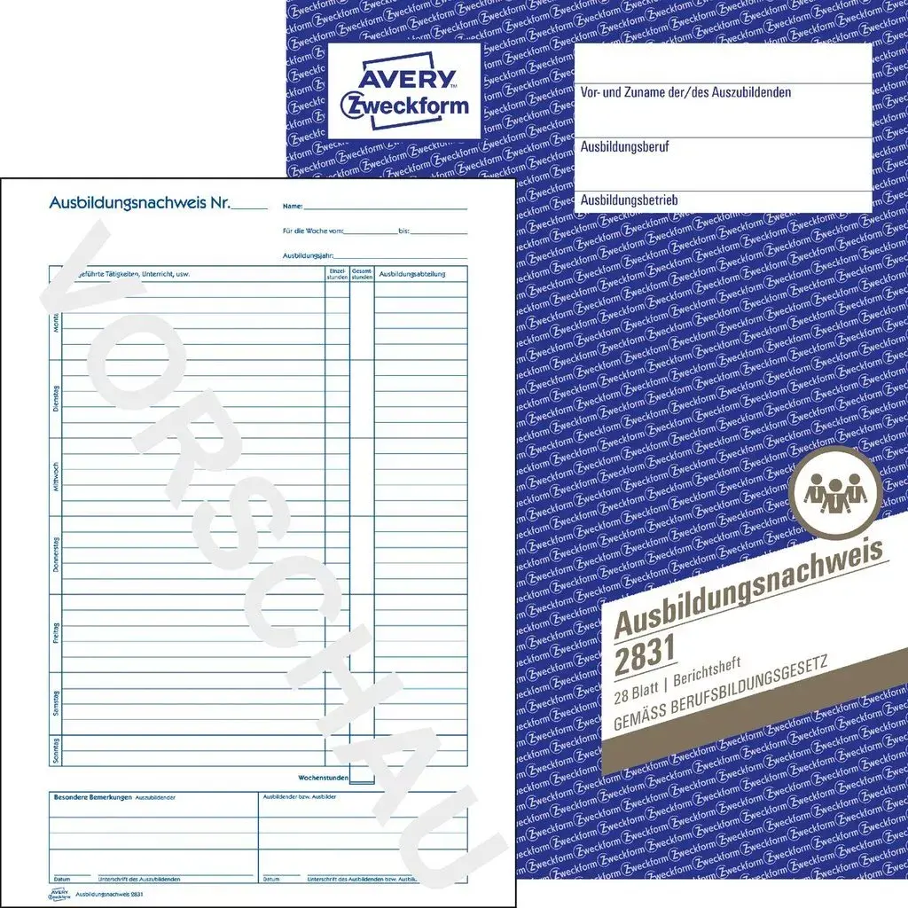 Weekly appointment book Avery 2831 Photo 2