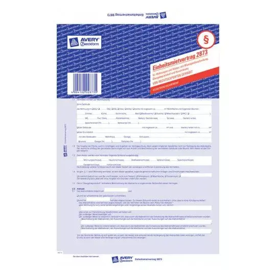 Reģistrācijas papīrs Avery 2873 Photo 2