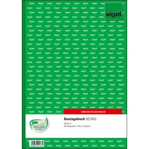 Business form Sigel SD063 Green A4 120 sheets