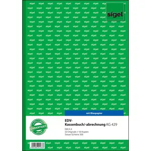 Writing Notebook Sigel KG429 A4 50 Sheets Green White