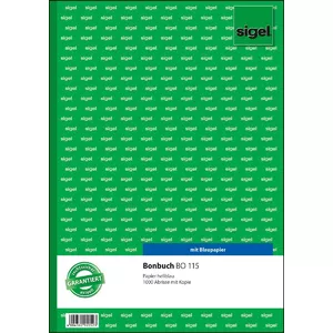 Rakstīšanas piezīmju grāmatiņa Sigel BO115 A4 50 lapas Zaļa