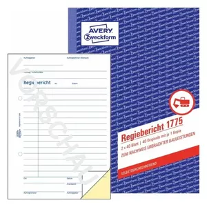 Business form Avery 1775