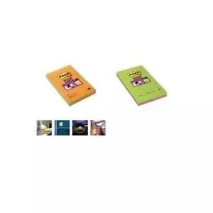 Sticky Notes 3M Super Sticky 46453SSA — assorted colors, 3 sheets per pack