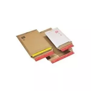 Посылочный мешок ColomPac CP 010.05 из гофрокартона, размер B 250×340×50 мм, коричневый