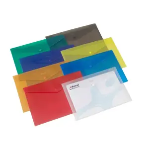 Popper Wallet A4 Rexel Assorted