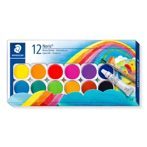 Набор акварельных красок Staedtler Noris 888, 12 цветов с кистью