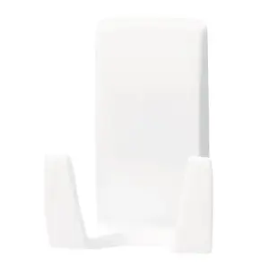 Razor holder Tesa Powerstrips Waterproof Wave, adhesive bathroom mount, waterproof design, white