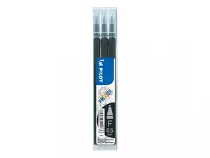 Gel pen PILOT FriXion Ball Black — 0.5 mm tip, 0.25 mm stroke, erasable ink