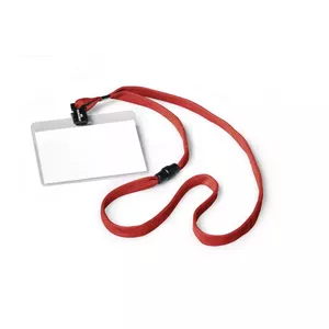 Держатель для бейджа Durable 813903, текстильный, горизонтальный, 90 x 60 мм, 10 шт.