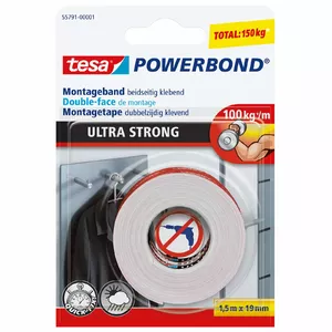 Divpusējais līmlente Tesa Powerbond Ultra Strong 55791-00001-00