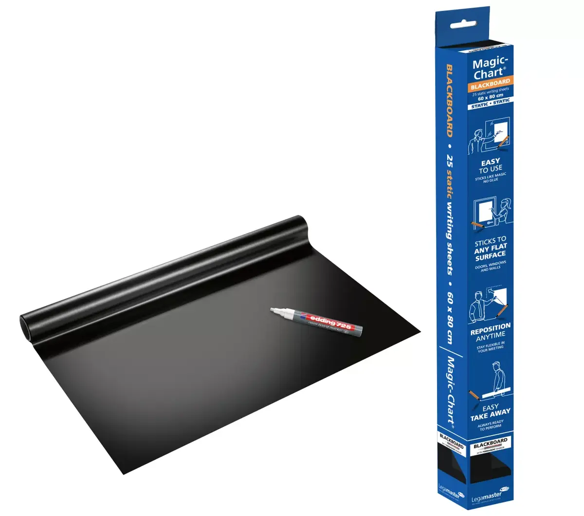 Blackboard Foil Legamaster Magic-Chart 60x80cm Photo 6