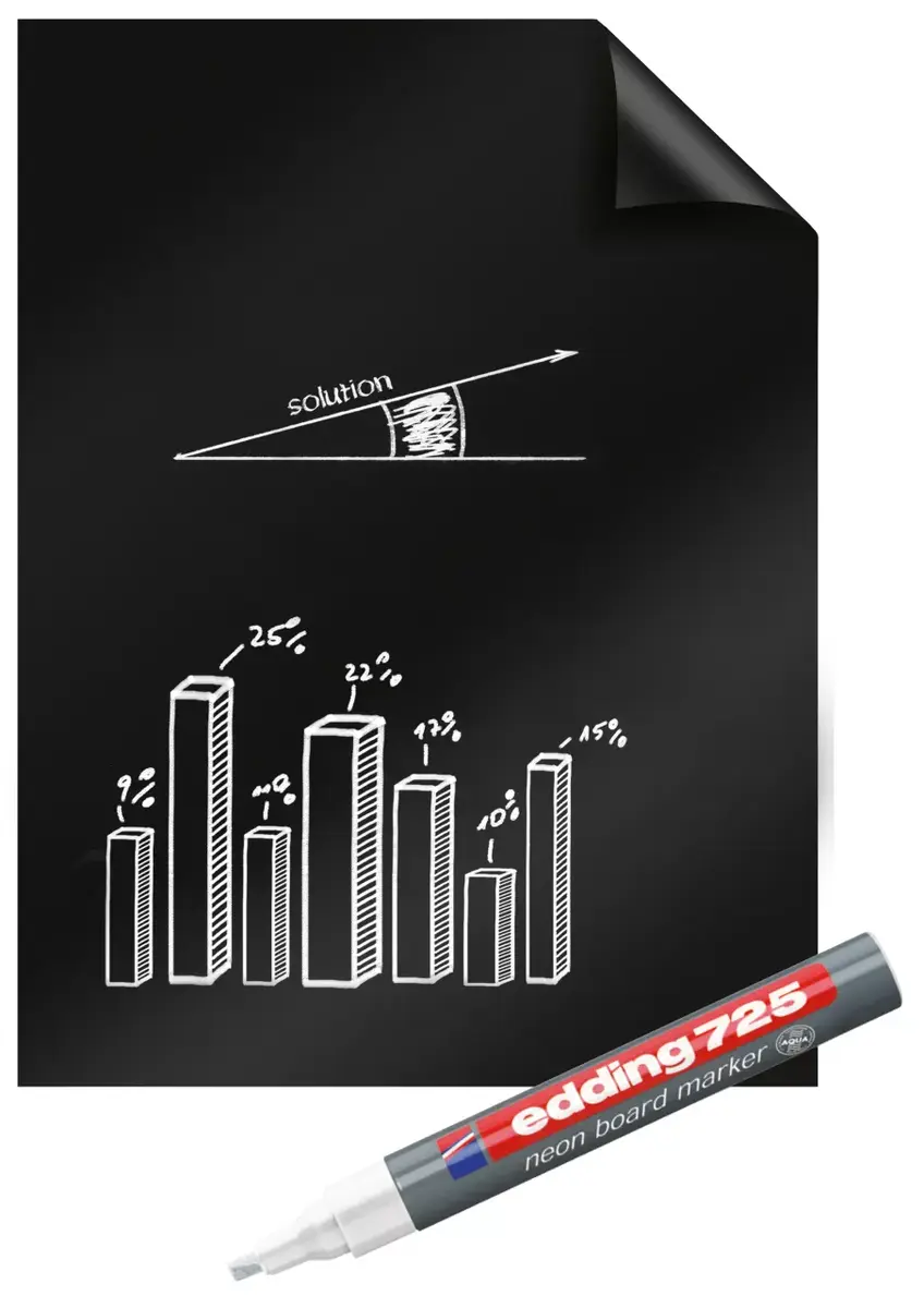 Blackboard Foil Legamaster Magic-Chart 60x80cm Photo 8