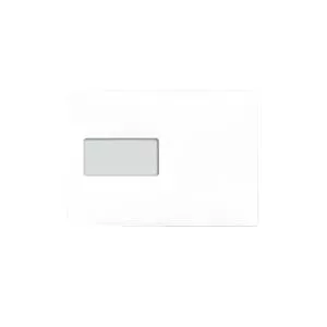 Aploksne MAILmedia C5 90 g/m² pašlīmējoša ar logu 162 x 229 mm