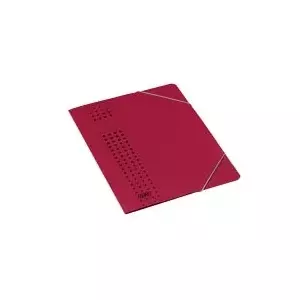 Ring Binder Elba ECKSPANNER 33470BX Bordeaux, 25 mm spine, pack of 25