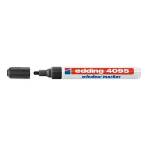 Kreida marķieris Edding 4095 melns 10 gab.