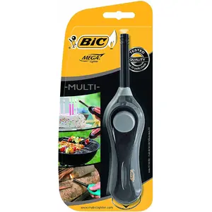 Kitchen lighter BIC Multi Flame — single-piece multicolour refillable-design