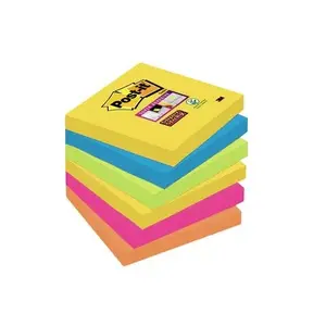 Self-adhesive note paper 3M 6546SR Square Blue Green Orange Pink Yellow